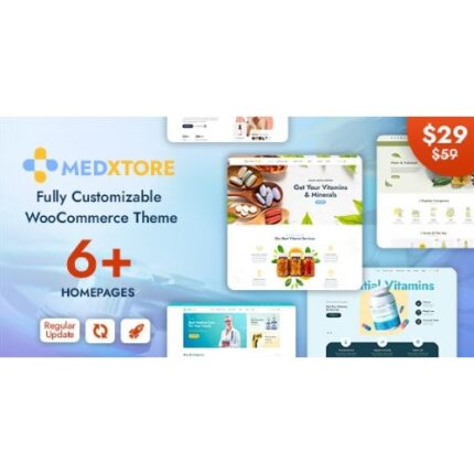 MedXtore – Responsive Multipurpose Elementor WooCommerce WordPress Theme