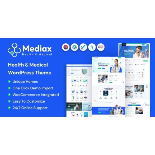 Mediax-Health-Medical-WordPress-Theme.jpg Mediax – Health & Medical WordPress Theme - Image 1