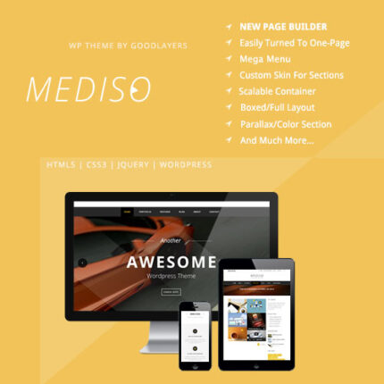 Mediso – Corporate / One-Page / Blogging WordPress