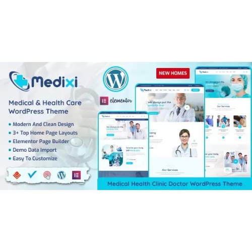 Medixi-Nulled-Doctor-Medical-Care-WordPress-Theme-Free-Download.jpg Medixi – Doctor & Medical Care WordPress Theme - Image 1