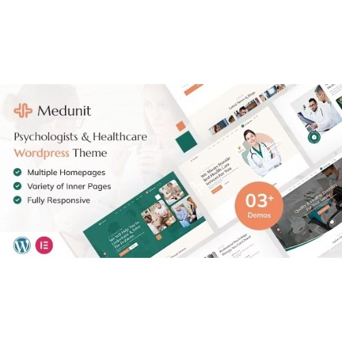 Medunit-Psychology-Health-Care-WordPress-Theme.jpg Medunit | Psychology & Health Care WordPress Theme - Image 1