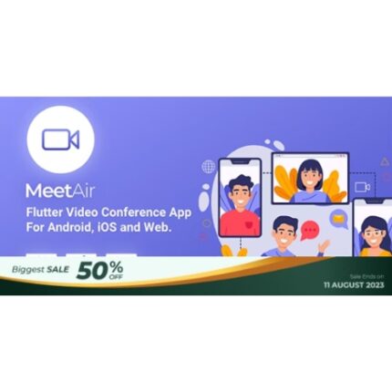 MeetAir – iOS and Android Video Conference App for Live Class, Meeting, Webinar, Online Training