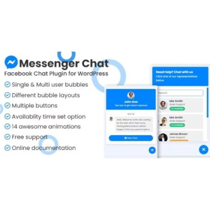 Messenger chat support WordPress Plugin