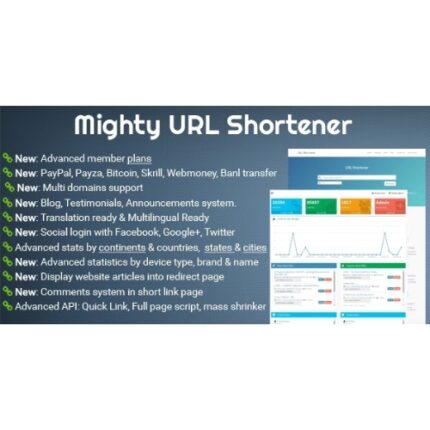 Mighty URL Shortener | Short URL Script