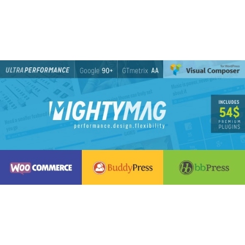 MightyMag.jpg MightyMag – Magazine, Shop, Community WP Theme - Image 1