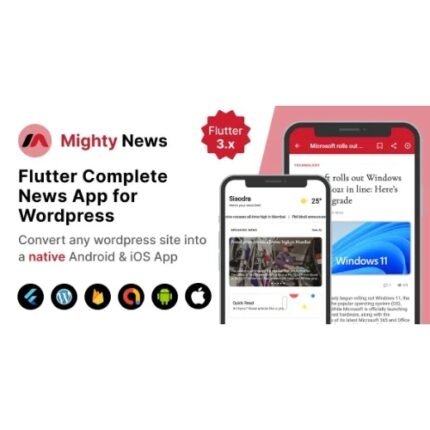 MightyNews – Flutter News App with WordPress backend