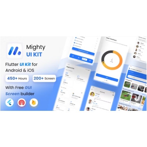 MightyUIKit-Flutter-3.x-UI-Kit-with-Screen-Builder-Free-Download.jpg MightyUIKit – Flutter 3.x UI Kit with Screen Builder - Image 1