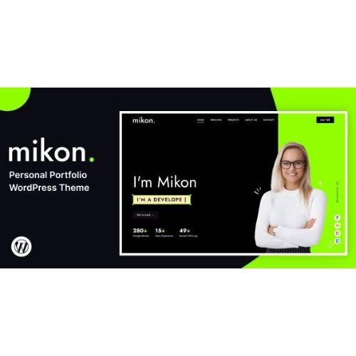Mikon-Personal-Portfolio-WordPress-Theme.jpg Mikon – Personal Portfolio WordPress Theme - Image 1