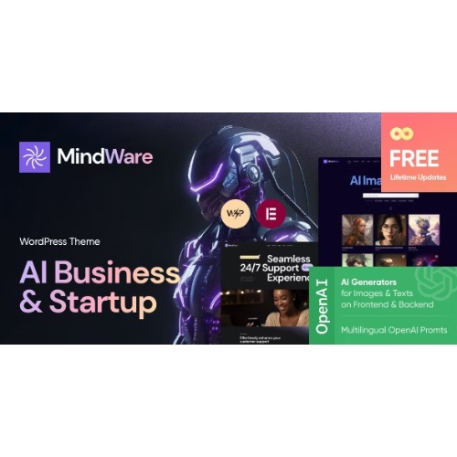 MindWare-AI-Startup-AI-App-Machine-Learning-WordPress-Theme.jpg MindWare – AI Startup, AI App & Machine Learning WordPress Theme - Image 1