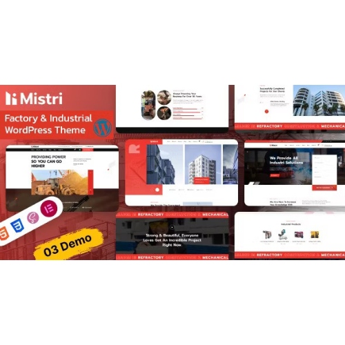 Mistri-E28093-Factory-Industrial-WordPress-Theme.jpg Mistri – Factory & Industrial WordPress Theme - Image 1