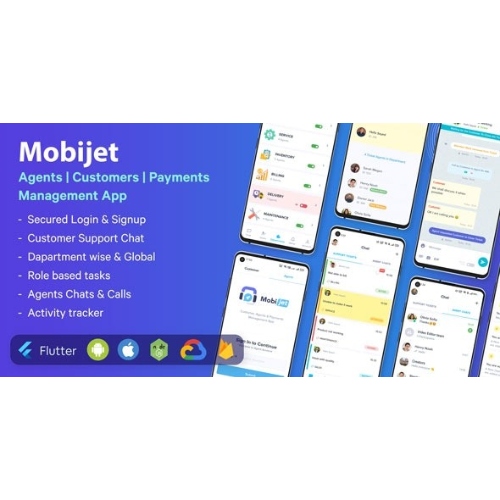 Mobijet-Agents-Customers-Payments-Management-App-Flutter-app-Nulled-1.jpg Mobijet – Agents, Customers & Payments Management App | Android & iOS Flutter app - Image 1
