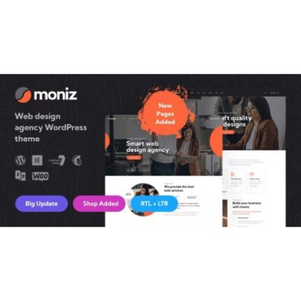 Moniz – Web Design Agency WordPress Theme