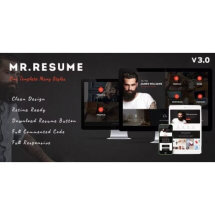 Morgan – Resume, vCard, Personal, Profile and Portfolio WP Theme