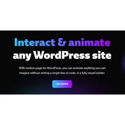 Motion.page – #1 Animation & Interaction WordPress Plugin for Pros