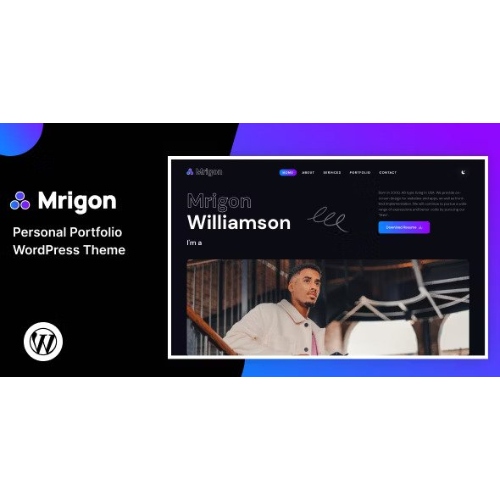Mrigon-E28093-Personal-Portfolio-WordPress-Theme.jpg Mrigon – Personal Portfolio WordPress Theme - Image 1