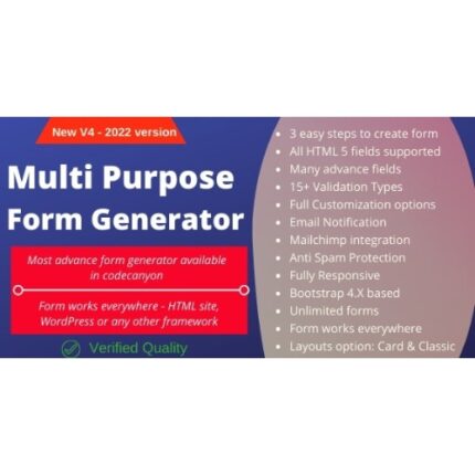 Multi-Purpose Form Generator & docusign (All types of forms) with SaaS