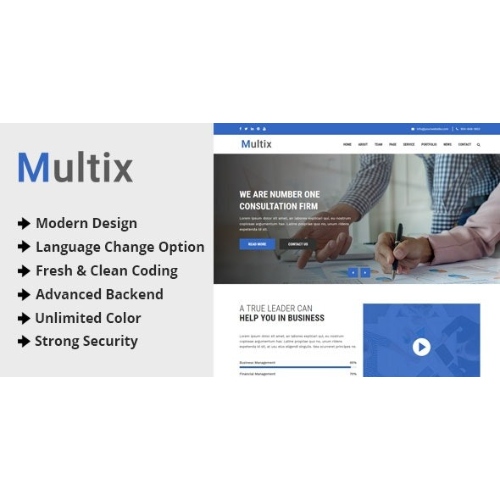 Multix-Nulled-1.jpg Multix – Multipurpose Website CMS with Codeigniter - Image 1