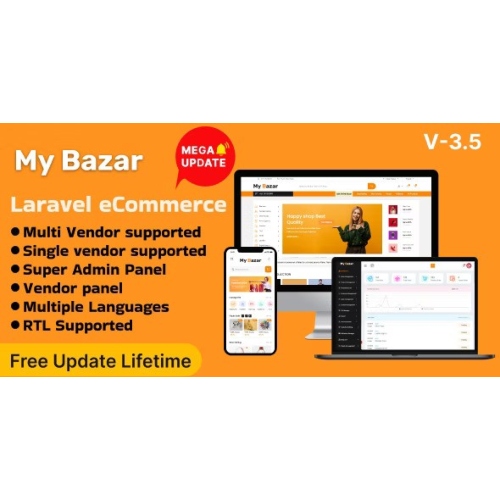 My-Bazar-Single-Multivendor-Laravel-eCommerce-Platform.jpg My Bazar- Single & Multivendor Laravel eCommerce Platform - Image 1