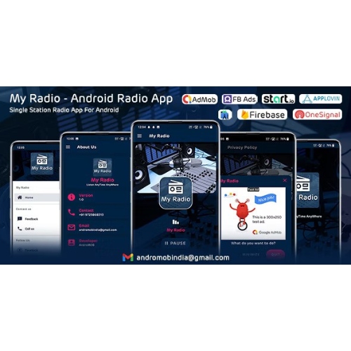 My-Radio-Android-Radio-App-Single-Station.jpg My Radio – Android Radio App (Single Station) - Image 1