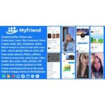Myfriend – Friend Chat Post Tiktok Follow Radio Group ecommerce Zoom Live clone social network app