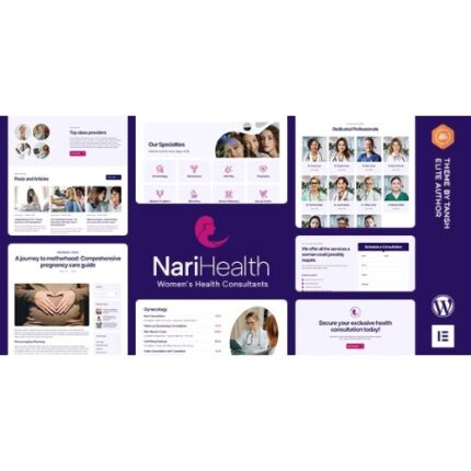 NariHealth Women’s Health Consultant WordPress Theme