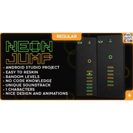 Neon Jump (REGULAR) – ANDROID – BUILDBOX CLASSIC game