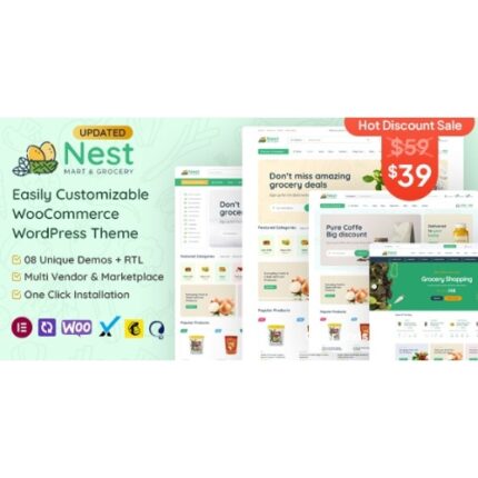 Nest – Grocery Store WooCommerce WordPress Theme