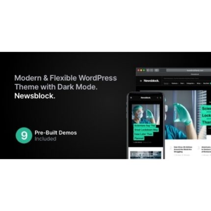 Newsblock – News & Magazine WordPress Theme with Dark Mode
