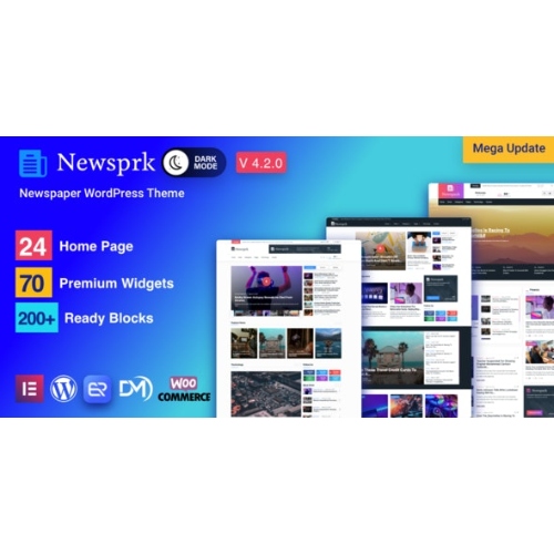 Newsprk-Newspaper-WordPress-Theme-Nulled.jpg Newsprk -Newspaper WordPress Theme - Image 1