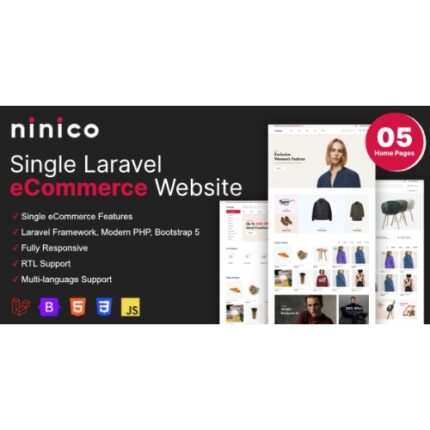 Ninico – Minimal Laravel eCommerce Shop