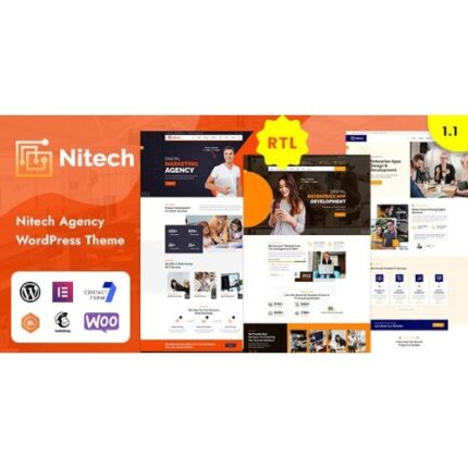 Nitech – Agency & Technology Services WordPress Theme