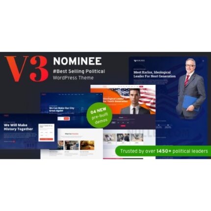 Nominee – Political WordPress Theme for Candidate/Political Leader