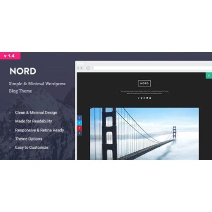 Nord – Minimal and Clean WordPress Personal Blog Theme
