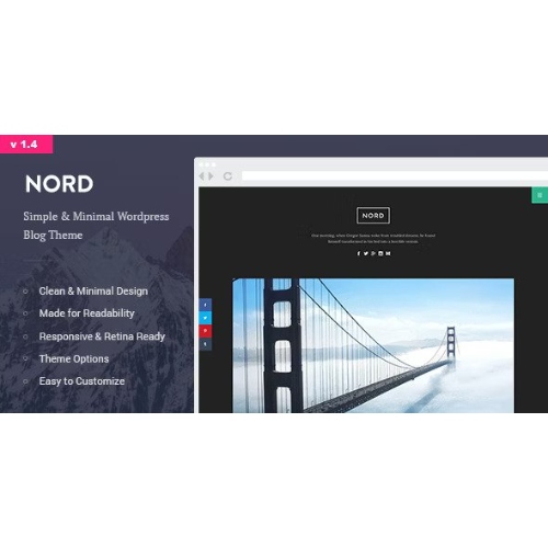 Nord-Minimal-and-Clean-WordPress-Personal-Blog-Theme.jpg Nord – Minimal and Clean WordPress Personal Blog Theme - Image 1