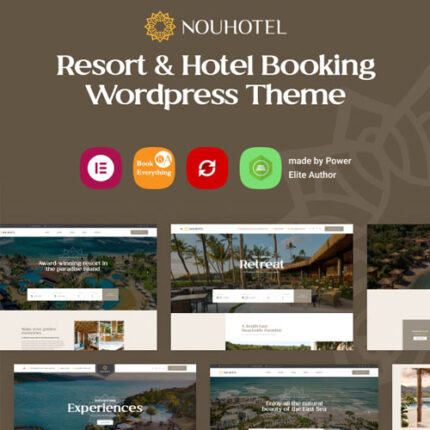 NouHotel – Resort & Hotel Booking WordPress Theme