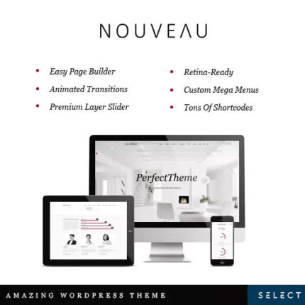 Nouveau – Multi-Purpose Retina WordPress Theme