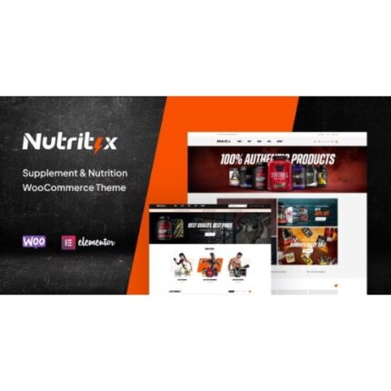 Nutritix – Supplement & Nutrition WooCommerce Theme