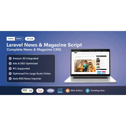 ONNO-Laravel-News-Magazine-Script.jpg ONNO – Laravel News & Magazine Script - Image 1
