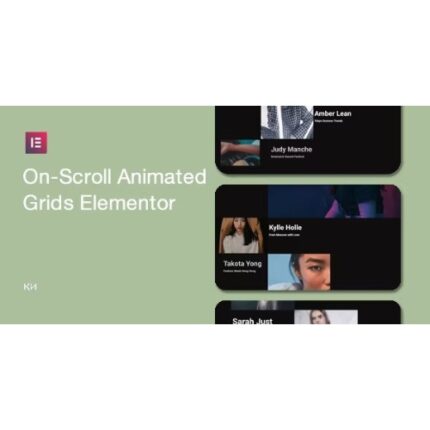 On-Scroll Animated Grid for Elementor