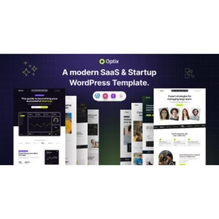 Optix – SaaS & Startup WordPress Theme