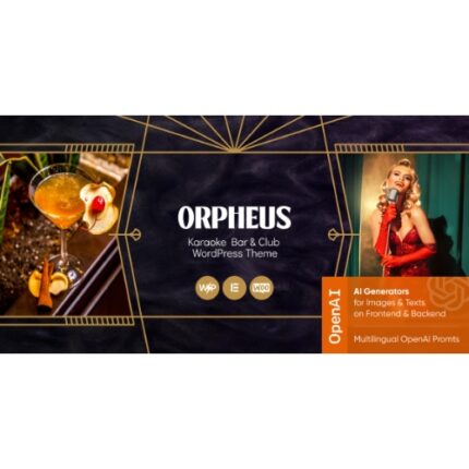 Orpheus – Karaoke Bar & Club WordPress Theme