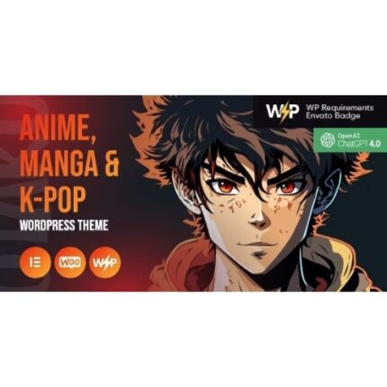 Otaku – Anime, Manga & K-Pop WordPress Theme