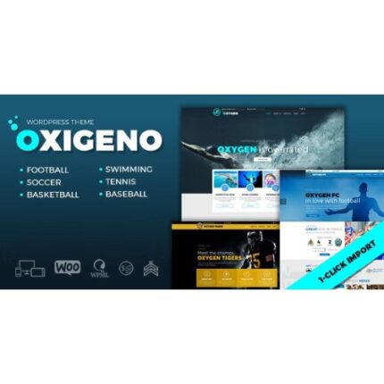 Oxigeno – Sports Club & Team WordPress Theme
