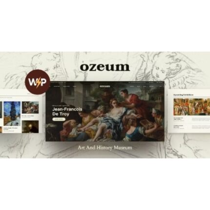 Ozeum | Art Gallery and Museum Theme