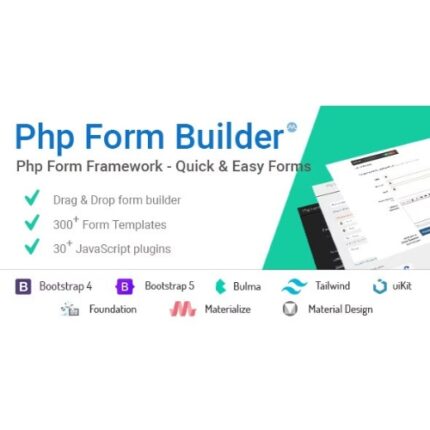 PHP Form Builder – Advanced HTML forms generator with Drag & Drop