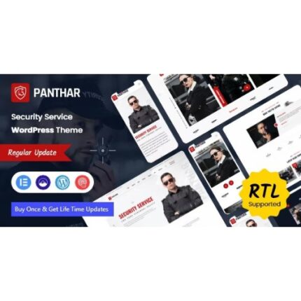 Panthar – Private Security & CCTV Service WordPress Theme + RTL