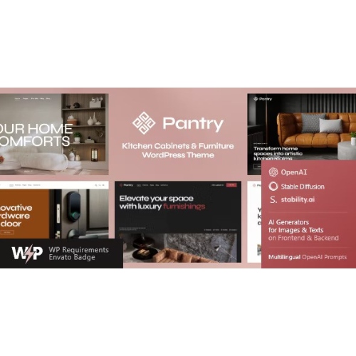 Pantry-Kitchen-Cabinets-Furniture-WordPress-Theme.jpg Pantry — Kitchen Cabinets & Furniture WordPress Theme - Image 1