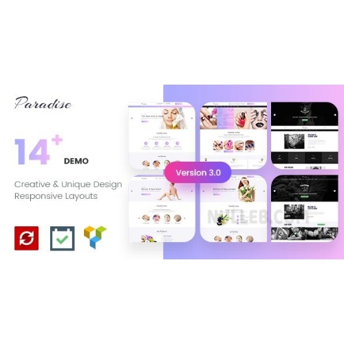 Paradise-Multipurpose-Spa-Beauty-WordPress-Theme.jpg Paradise – Multipurpose Beauty & Spa, Haircut, Nail, Tattoo WordPress Theme - Image 1