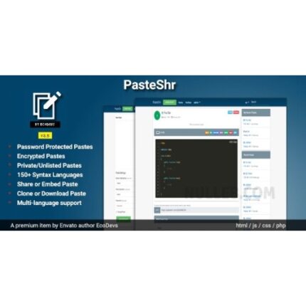 PasteShr – Text Hosting & Sharing Script