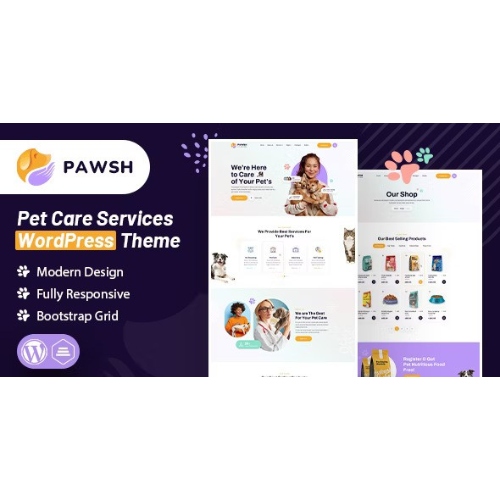 Pawsh-Pet-Care-Services-WordPress-Theme.jpg Pawsh | Pet Care Services WordPress Theme - Image 1